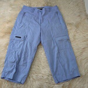 Jamie Sadock Blue Cargo Capris Women Size 6